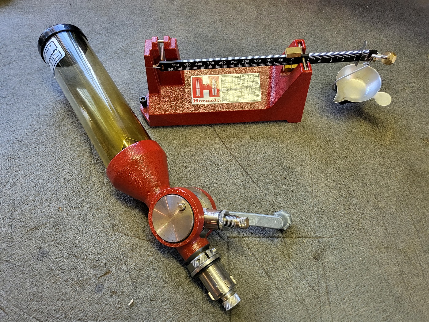 Name:  Hornady Scales & Powder Dispenser.jpg
Views: 294
Size:  881.8 KB