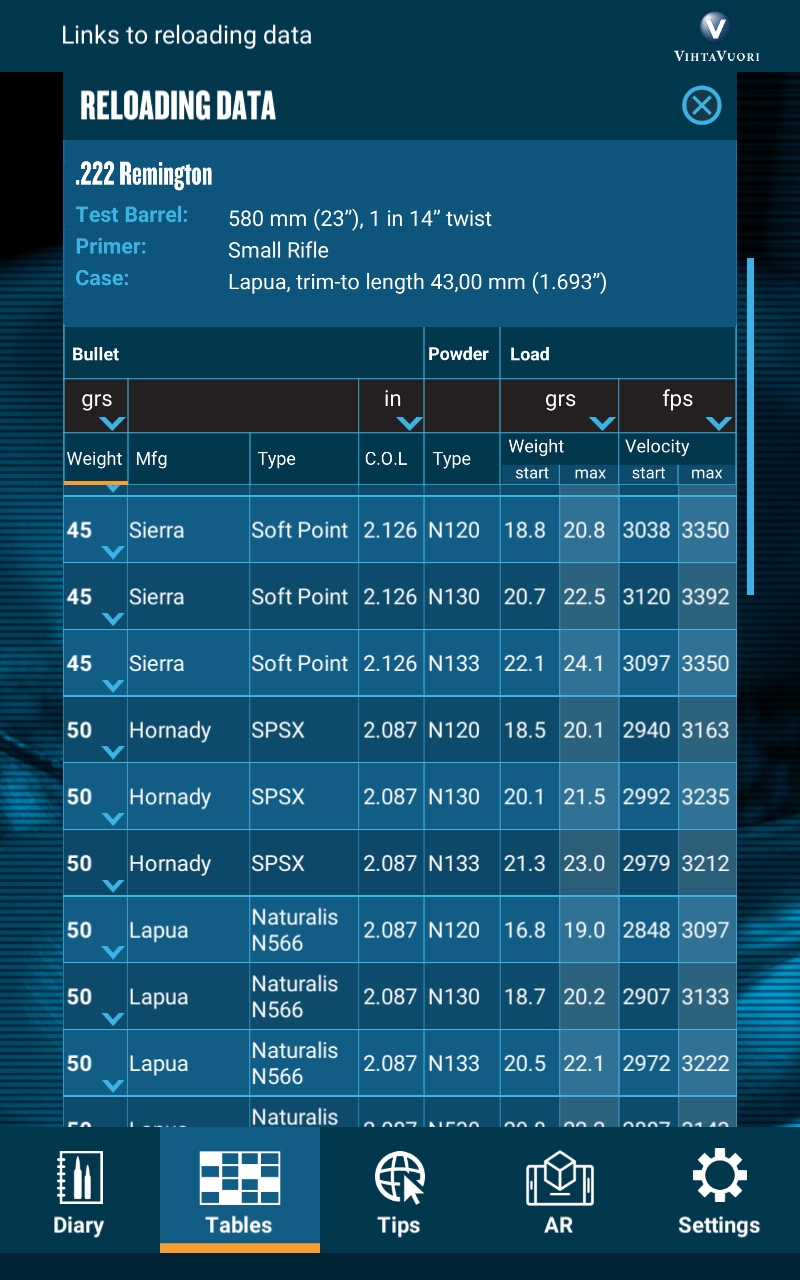 Name:  Screenshot_20230105-191152_Vihtavuori Reload.jpg
Views: 229
Size:  657.4 KB