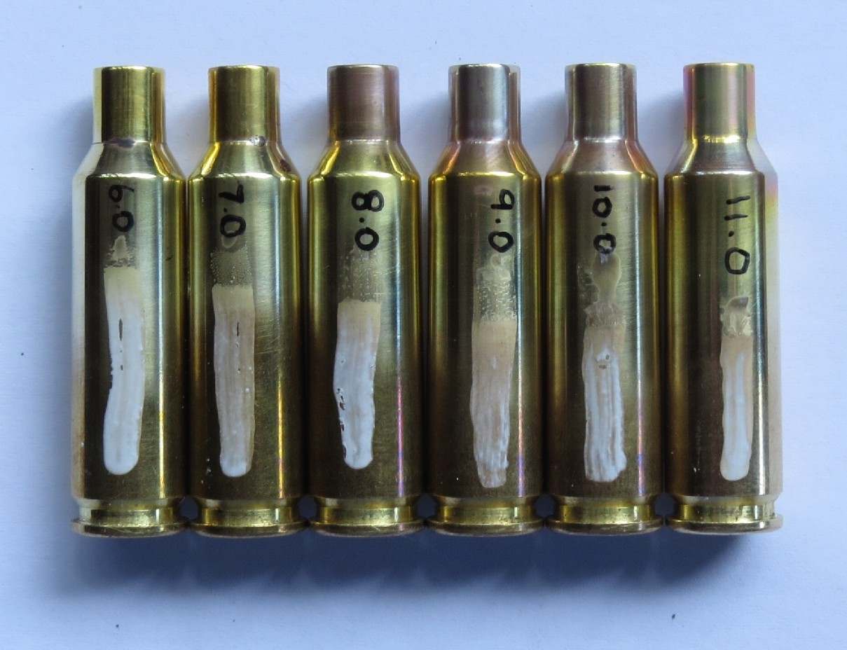 Name:  6-11 seconds, double annealed, 450F tempilaq I.jpg
Views: 3969
Size:  205.1 KB