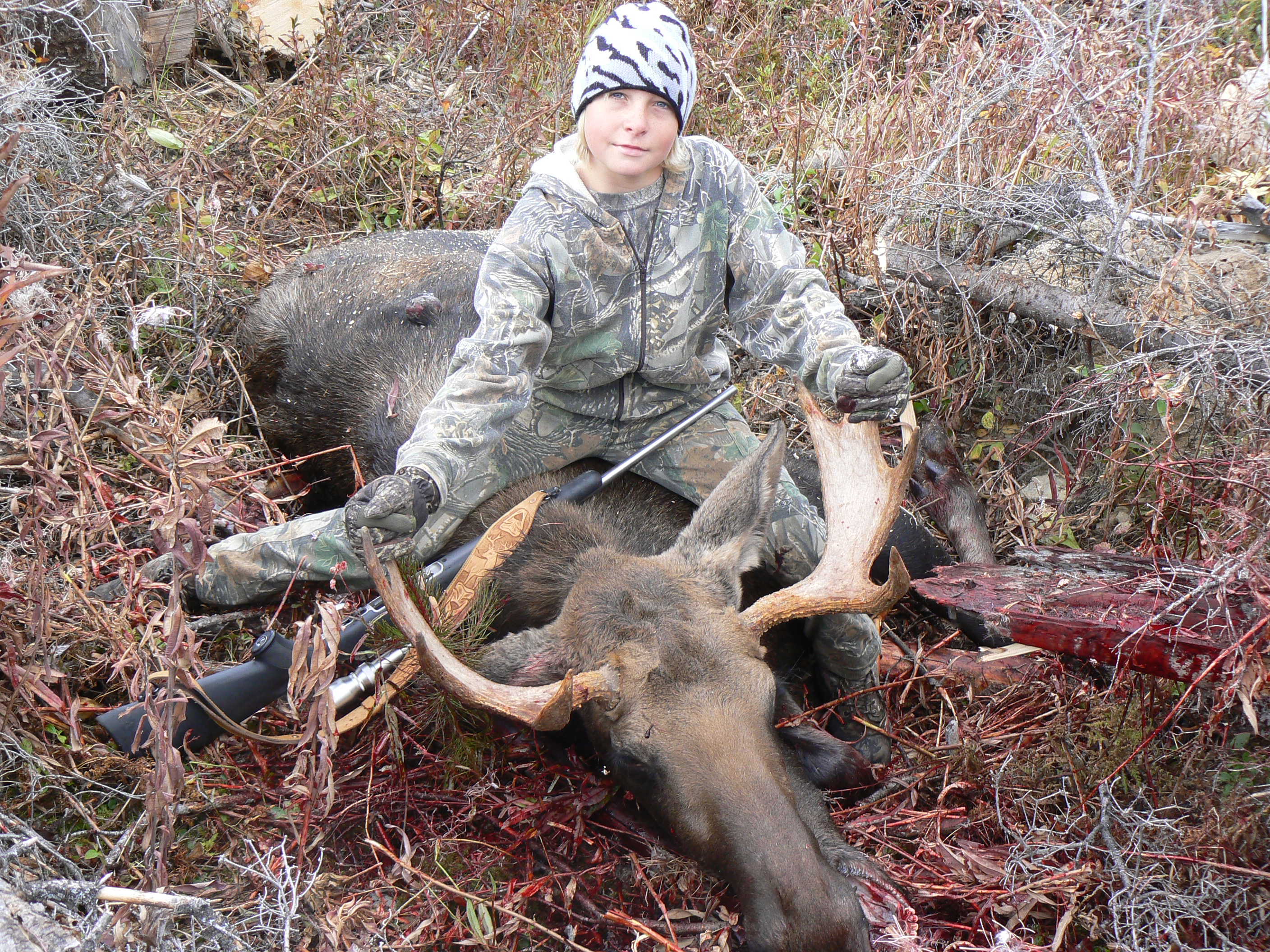 Name:  Frannkie with his moose shot with a 243.jpg
Views: 593
Size:  2.84 MB