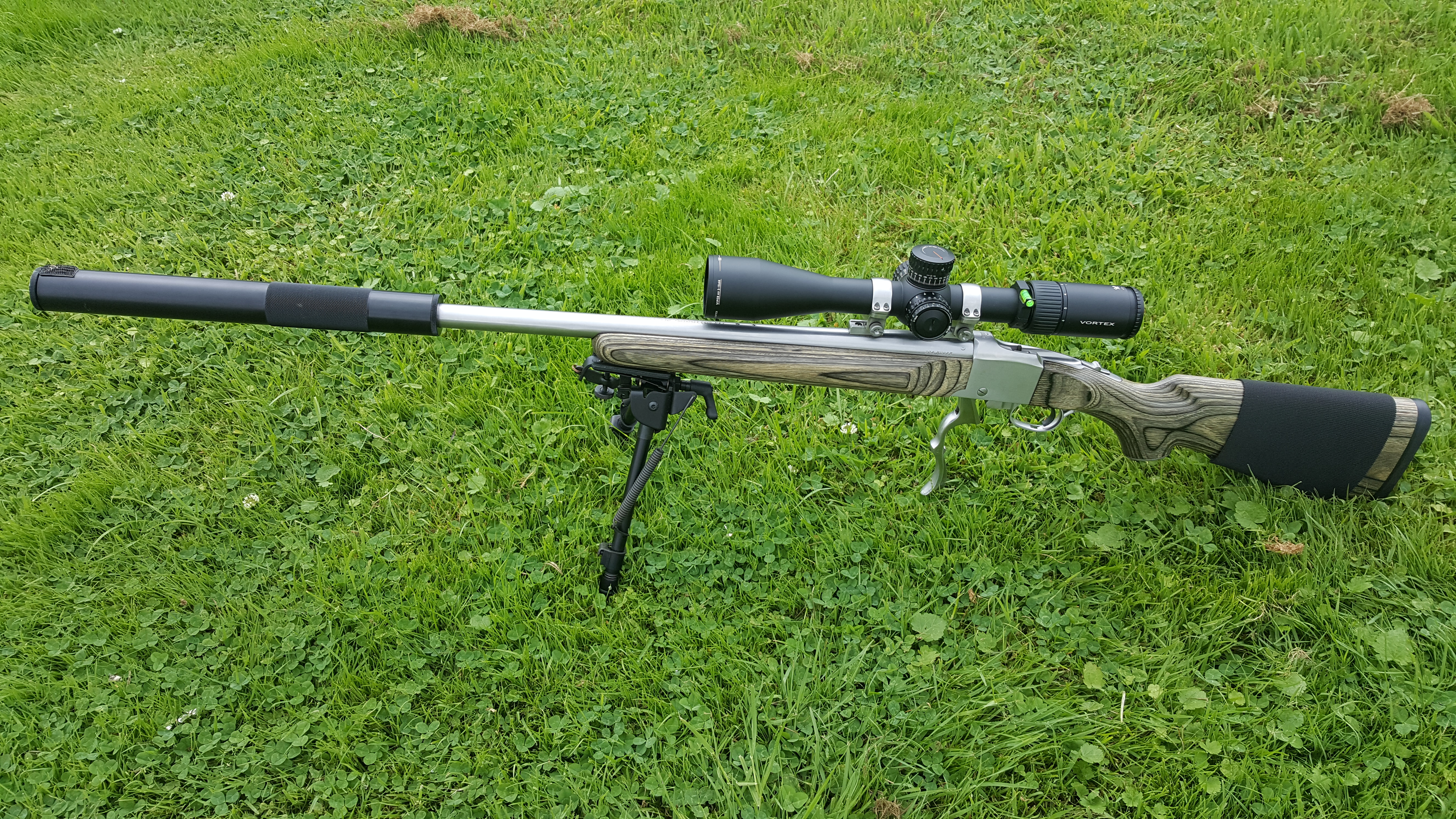 Name:  Ruger No.1 .204 SS Laminate Stock  Vortex Viper PST Gen II 3-15x44 Gunworks Suppressor 2.jpg
Views: 1283
Size:  8.65 MB