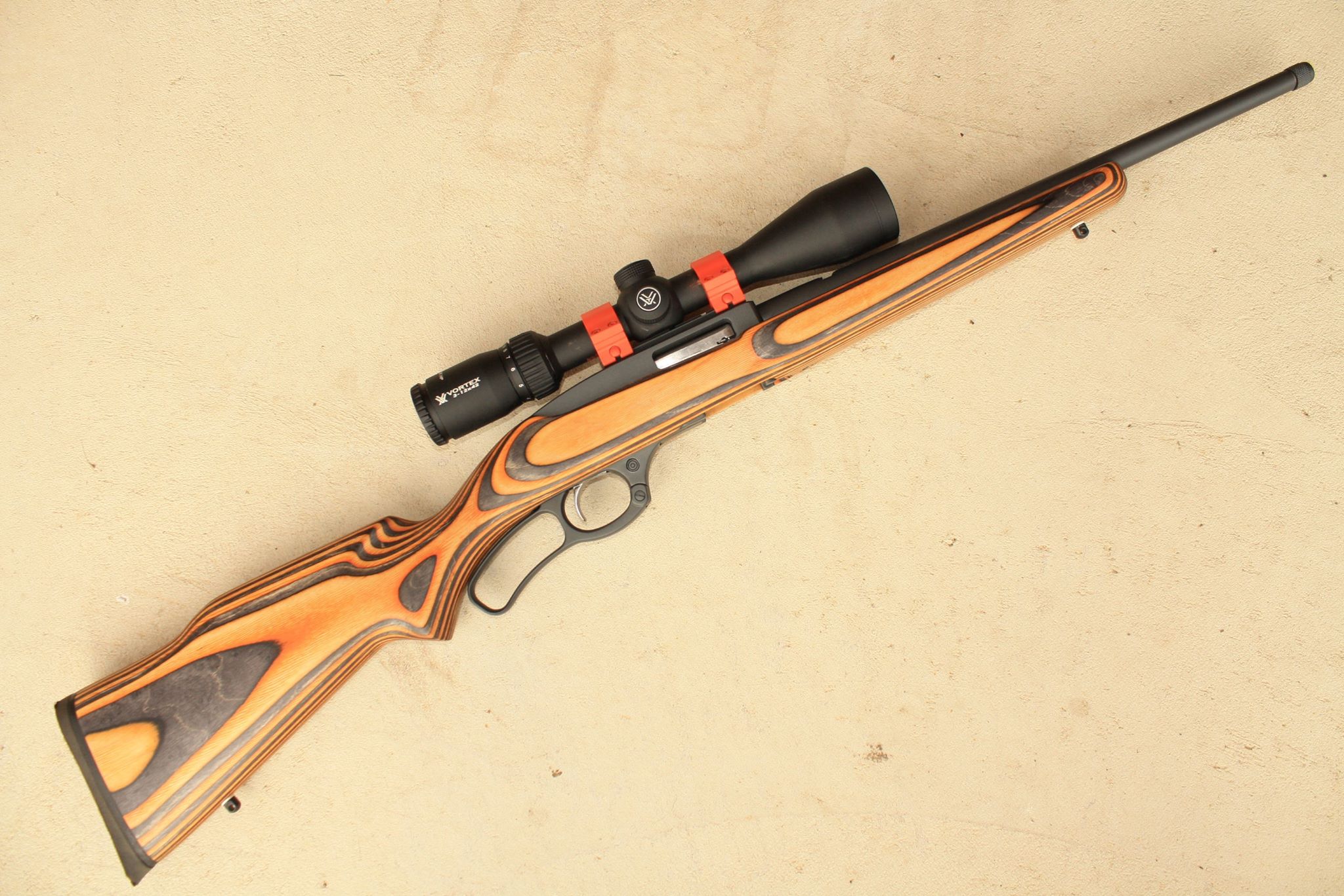 Name:  Ruger 9622  Boyds Rim Fire Hunter Laminate stock Hunter Orange Vortex DiamondBack HP 3-12x42 MAE.jpg
Views: 658
Size:  431.0 KB