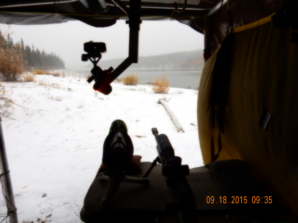 Name:  LRKM on duty; snowy day at the shootin' shack1.jpg
Views: 389
Size:  399.7 KB